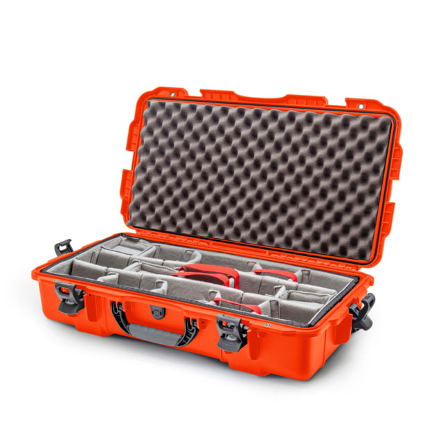 Nanuk 980 Case w/Padded Divider Orange Medium - Nanuk