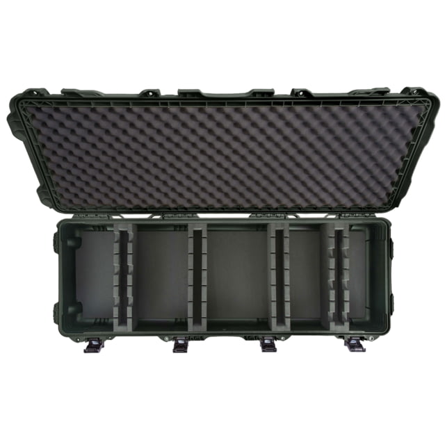 Nanuk 990 Ice Fishing Rod Case w/Foam Olive Long - Nanuk