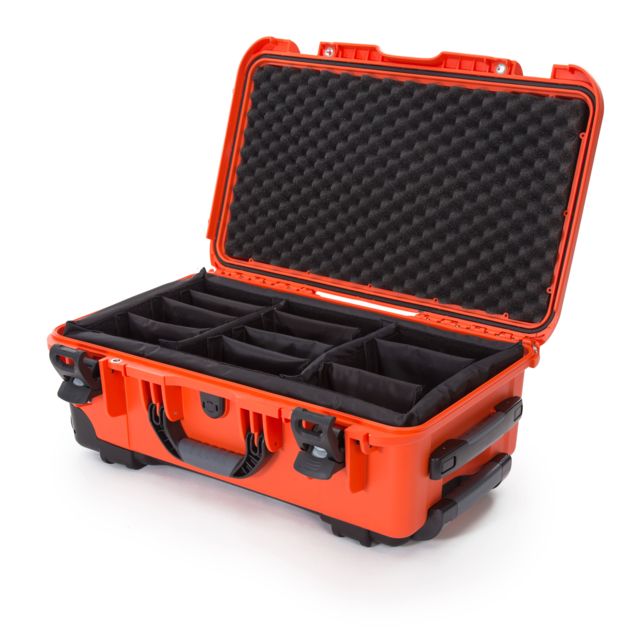 Nanuk 935 Protective Case w/Padded Divider Orange Large - Nanuk