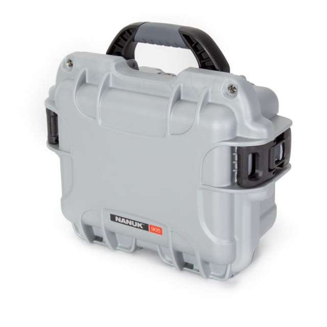 Nanuk 905 Pro Photo Camera Case Kit w/Lid Organizer / Padded Divider Silver Small - Nanuk