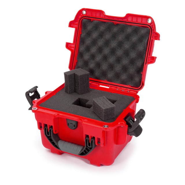 Nanuk 908 Protective Case w/ Cubed Foam Red Small - Nanuk