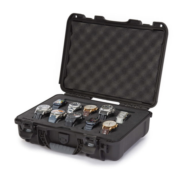 Nanuk 910 Watch Case w/ Foam 10 Watches Black Small - Nanuk