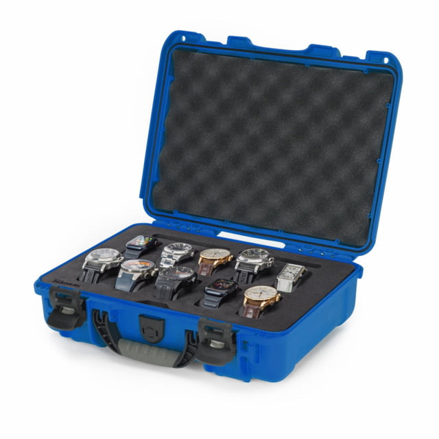 Nanuk 910 Watch Case w/ Foam 10 Watches Blue Small - Nanuk