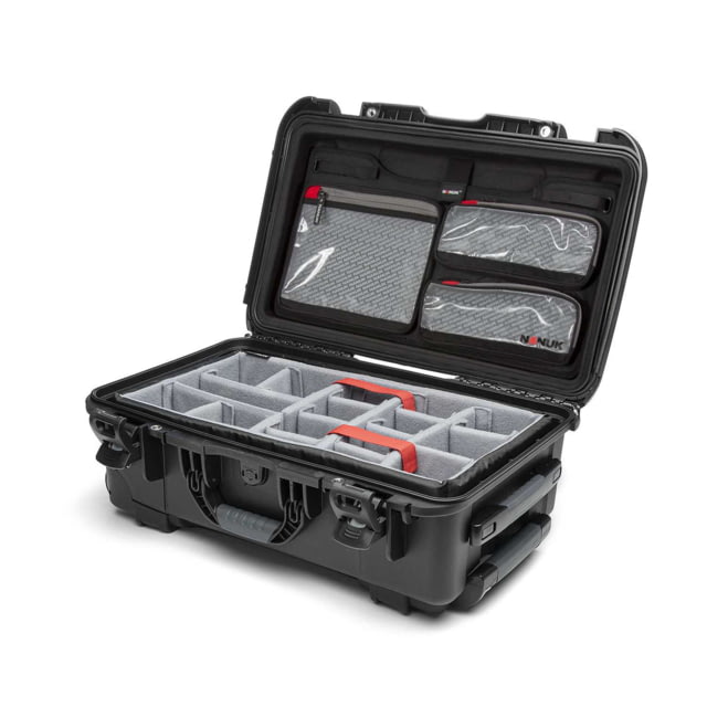 Nanuk 935 R Collection Case w/ Lid Organizer / Divider Black Large - Nanuk