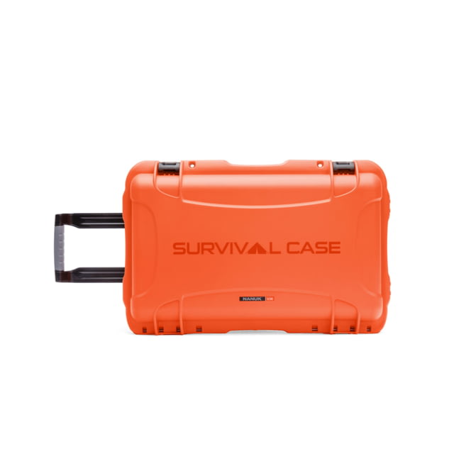 Nanuk 938 Empty Case w/Survival Logo / Lid Organizer Orange Large - Nanuk