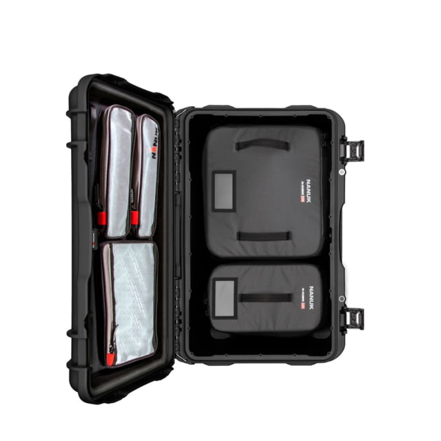 Nanuk 938 Pro Photo N-Cubik Bundle Case w/ Lid Organizer/ N-Cubik 17S / N-Cubik 17M Black Large - Nanuk