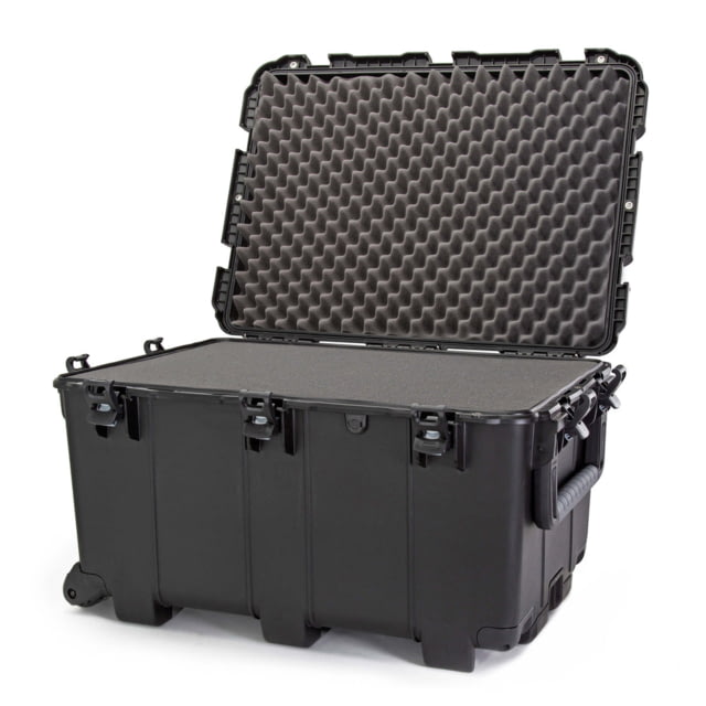 Nanuk 975 No Pull Handle Case w/ Wheels / Foam Black Large - Nanuk