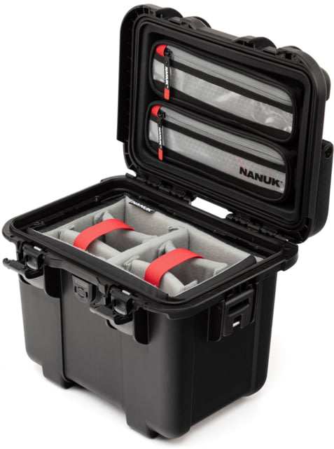 Nanuk T20 Pro Photo Kit w/Lid Organizer / Padded Divider Black Small - NANUK