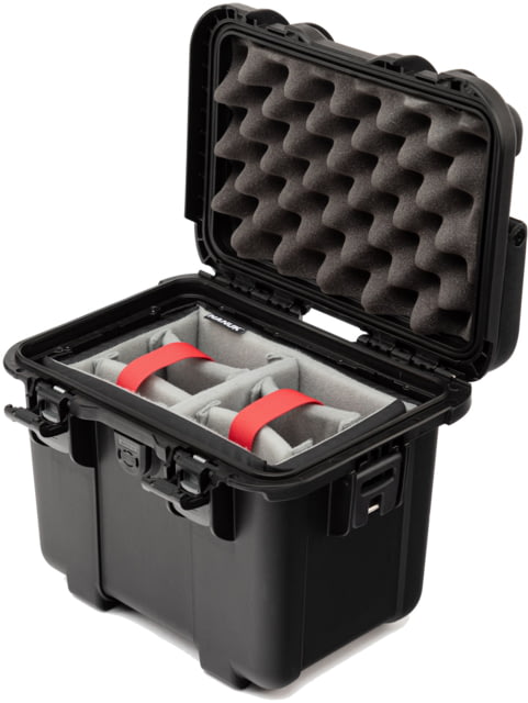 Nanuk T20 Top Loader Case w/ Padded Divider Black Small - NANUK