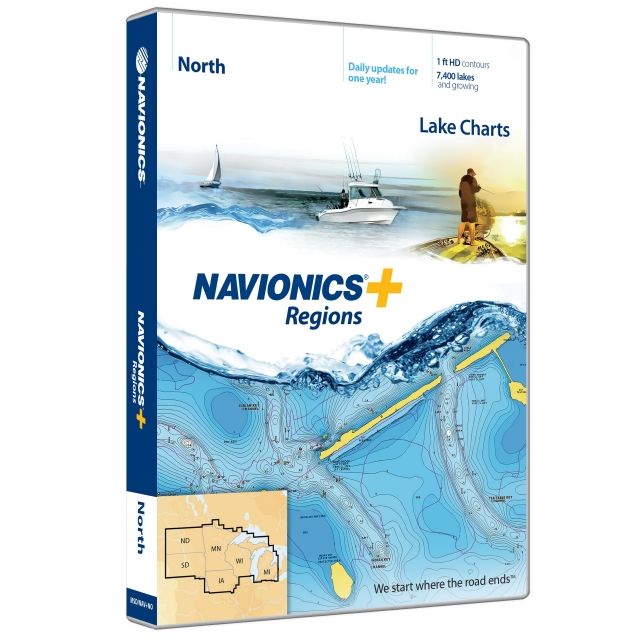 Navionics North MSD Great Lakes/Other New Condition - Navionics