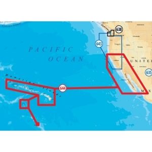 Navionics Platinum Plus Baja California and Hawaii Marine Map MSD644P - Navionics