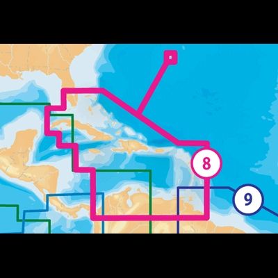 Navionics Platinum+ SD 908 Caribbean+Bermuda New Condition - Navionics