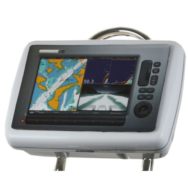 NavPod SailPod Precut f/Raymarine C120W f/9.5" Pedestal Guard - Navpod