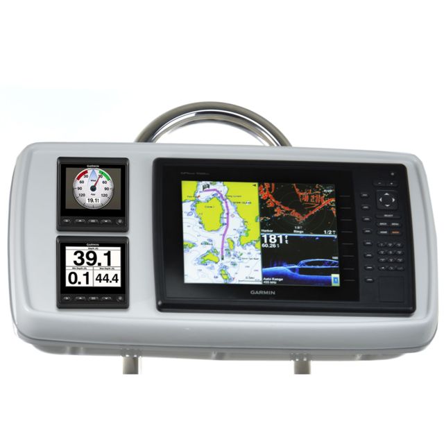 NavPod SystemPod Pre-Cut f/Garmin 1020/1020xs/1040xs & 2 Instruments f/9.5" Wide Guard