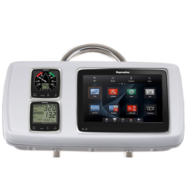 NavPod SystemPod Pre-Cut f/Raymarine a125/a127/a128 & 2 Instruments f/9.5" Wide Guard