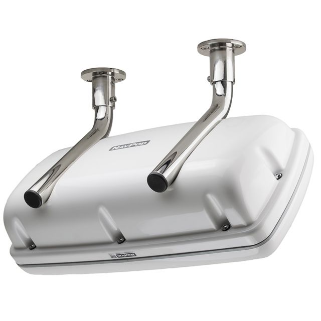 NavPod SystemPod Pre-Cut f/Simrad NSS9 evo & B&G Zeus 9 & 1 Instrument - 3.6" Hole f/9.5" Wide Guard - Navpod