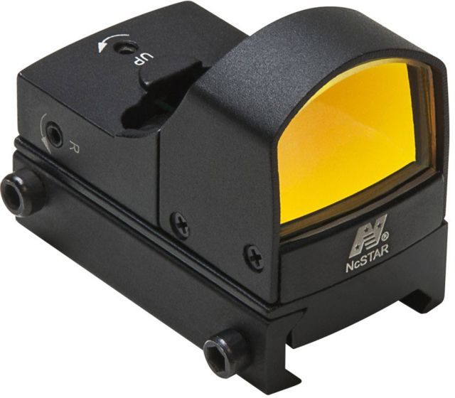 NcSTAR 1x25 Tactical Red Dot Sight w/ On/Off Switch Ruby Lens Matte Black