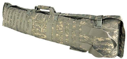 VISM Soft Rifle Case w/ Pals Webbing 48in Digital Camo ACU