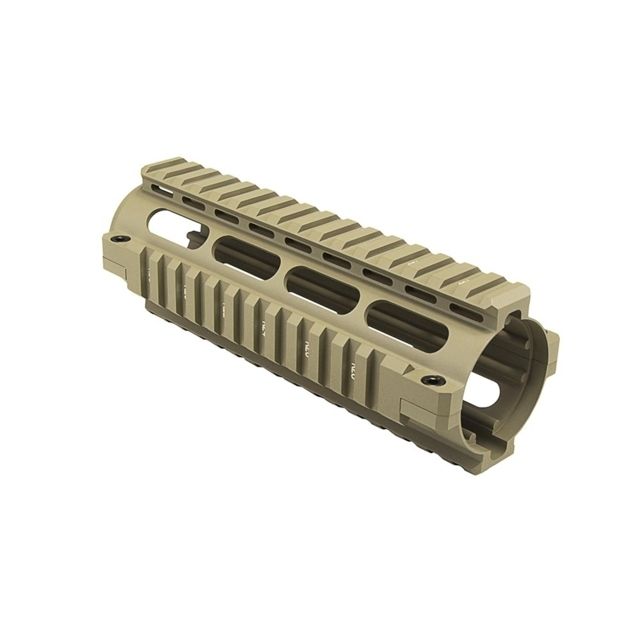 NcSTAR AR15 Carbine Length Picatinny Quadrail Handguard Tan - Ncstar