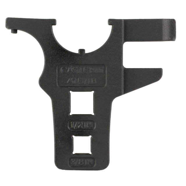 NcSTAR AR15 Crows Foot Lower Pro Tool For Use on AR15 Castle Nut and A2 Buffer Tube Wrench Steel Construction Matte Finish Black - Ncstar