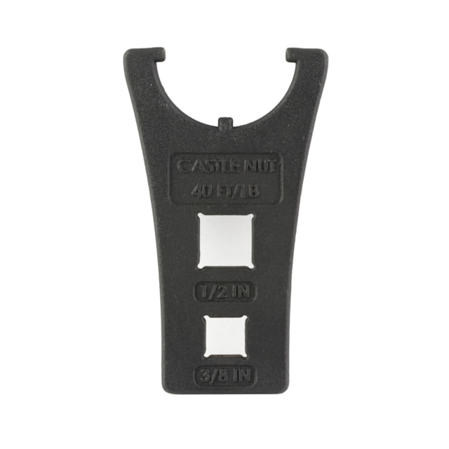 NcSTAR AR15 Crows Foot Lower Tool For Use on AR15 Castle Nut Steel Construction Matte Finish Black - Vism