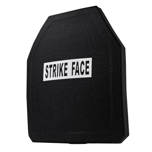 NcSTAR Ceramic Level 4 Plate - Shooters Cut Black 10 in x 12 in