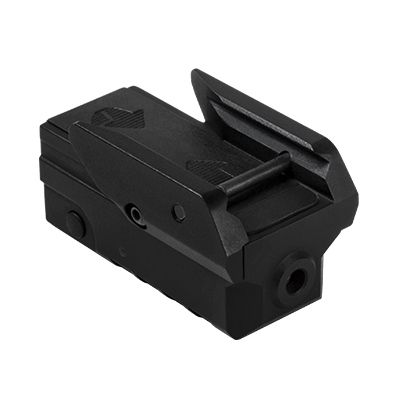 NcSTAR Compact Pistol Laser Sight w/ Blue Laser/Strobe - Gen 2 Black - Ncstar