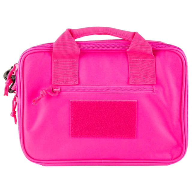 NcSTAR Double Pistol Case Pink Large Heavy Duty Zippers 13x10x3.25 - Ncstar