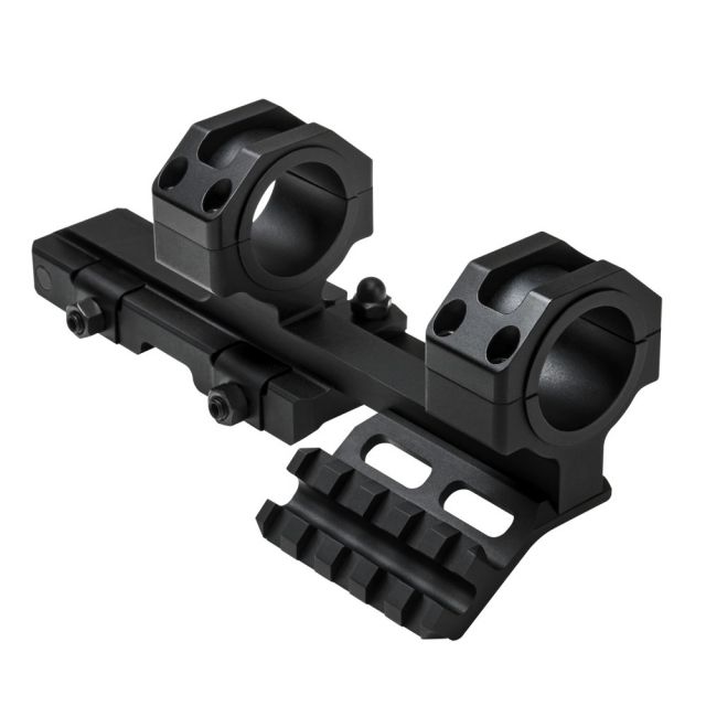 NcSTAR GEN II SPR 30mm Cantilever QR Scope Mount w/ 1in Inserts Black