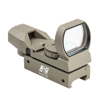 NcSTAR Red & Green Dot Reflex Sight /4 Different Reticles/Weaver Base/Tan TAN