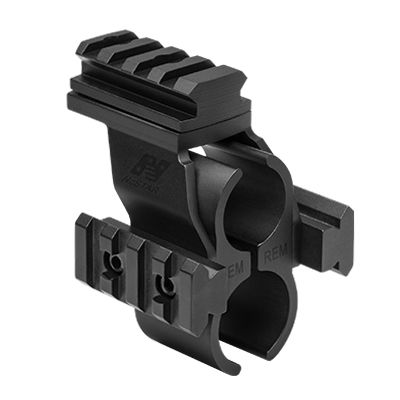 NcSTAR Shotgun Barrel/Mag Tube Micro-Dot/Rail Mount Black Remington 870 - Ncstar