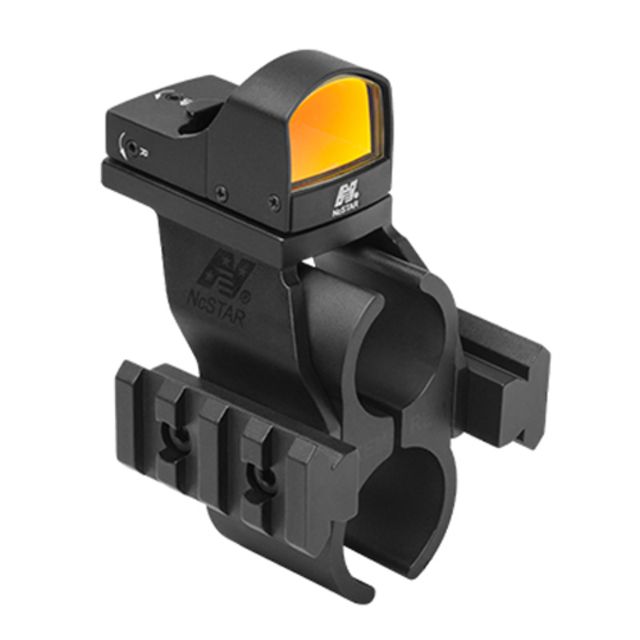 NcSTAR Shotgun Barrel/Mag Tube Micro-Dot/Rail Mount Black Remington 870 MSHBDREMR - Ncstar