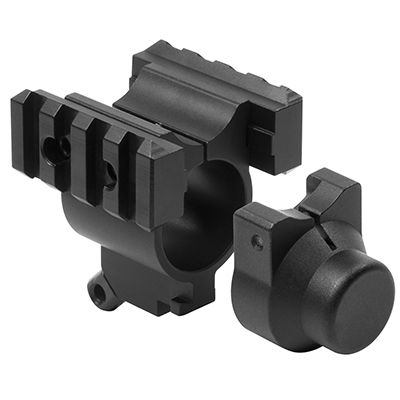 NCSTAR Shotgun Rails and Bayonet Mount Mossberg 500 Black - Ncstar