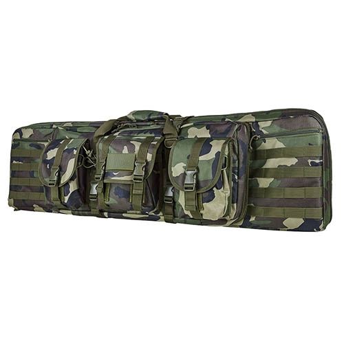 NcSTAR Vism Double Carbine Case Woodlnd Camo 55in