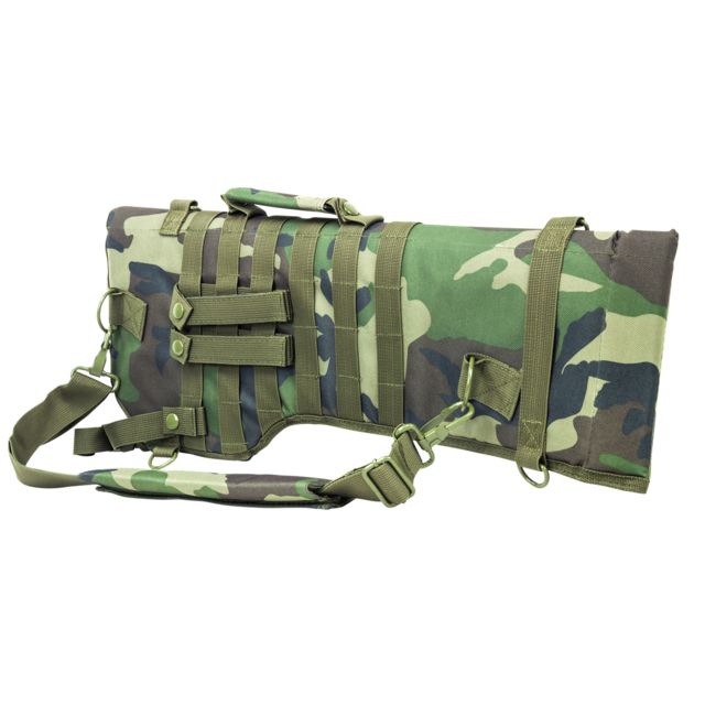 NcSTAR Vism Tactical Rifle Scabbard 22in Woodland Camo - Ncstar