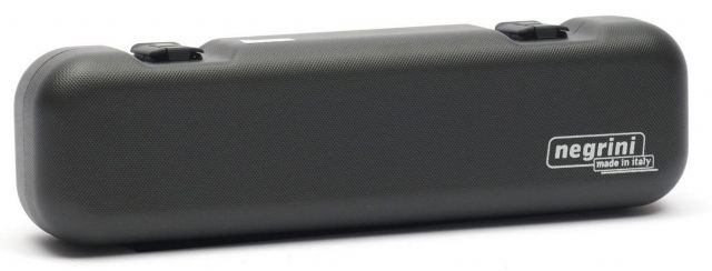 Negrini Rifle Scope Case15.7x4.3x3in Black/Red - Negrini