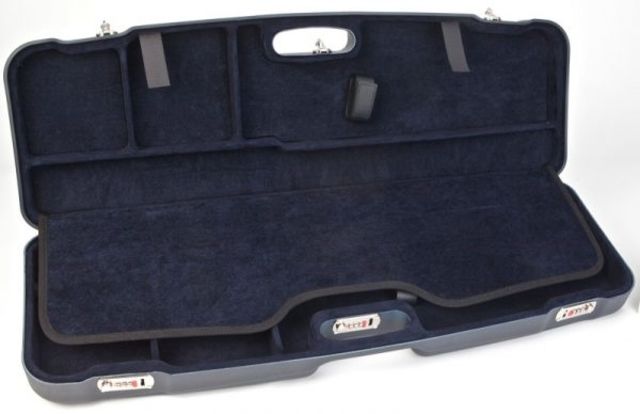 Negrini Two OU/SxS Sporting Shotgun Travel Case Navy/Navy 34.7x11.5x4.9
