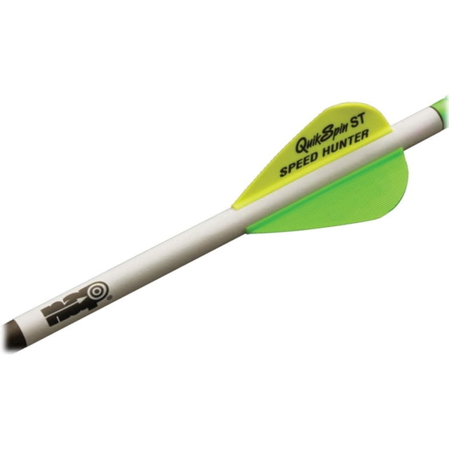 New Archery Products Quikfletch w/Quikspin Vane White/Orange 6 pk.