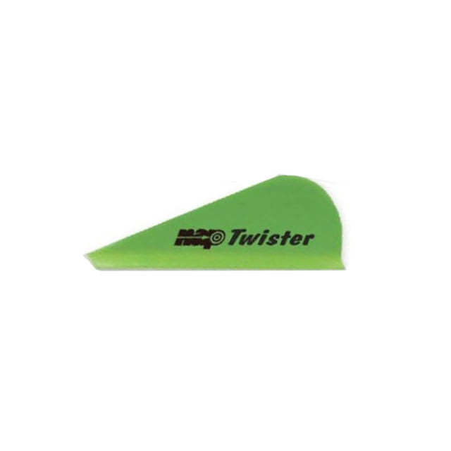 New Archery Products Twister 2in Vanes 36 Pack Green - New Archery Products
