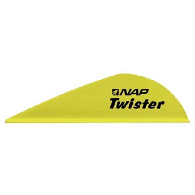 New Archery Products Twister 2in Vanes 36 Pack Yellow