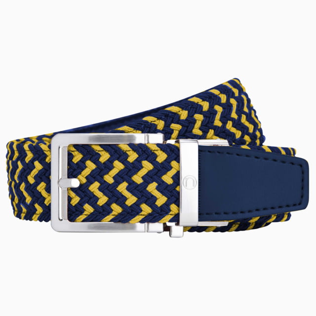 Nexbelt Braided Belt Gold/Blue Up to 50" Waist - Nexbelt