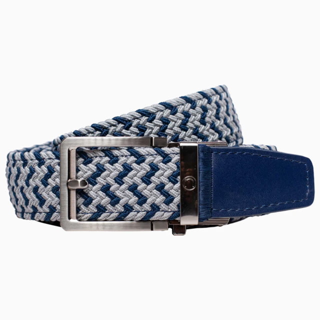 Nexbelt Braided Belt Navy/Grey Up to 50" Waist - Nexbelt