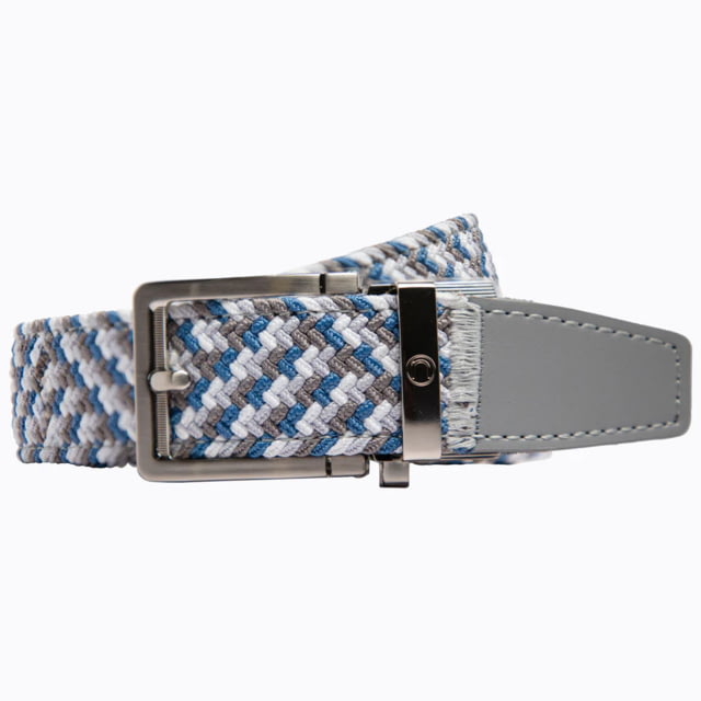 Nexbelt Braided Belt Tricolor Sky Up to 50" Waist - Nexbelt