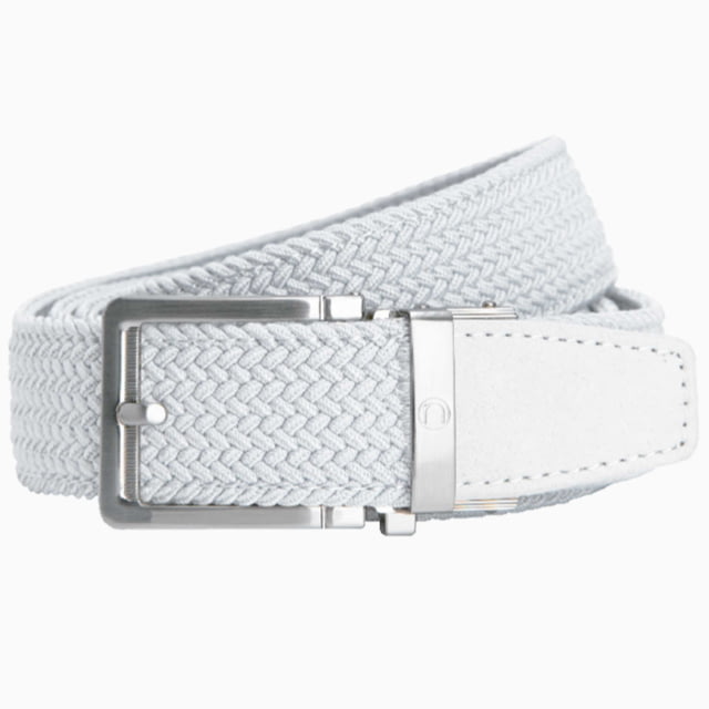 Nexbelt Braided Belt White Up to 50" Waist - Nexbelt