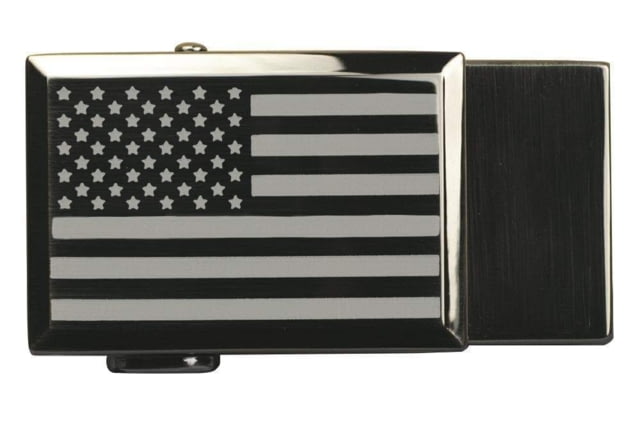 Nexbelt Classic Beveled USA Buckle Gunmetal - Nexbelt