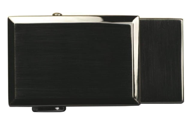 Nexbelt Classic Shield Beveled Buckle Gunmetal - Nexbelt