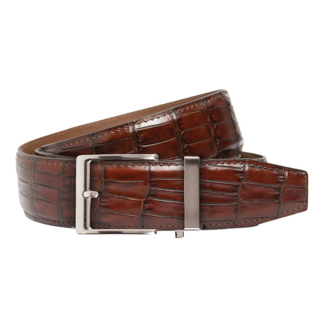 Nexbelt Crocodile Belt Brown Up to 50" Waist - Nexbelt