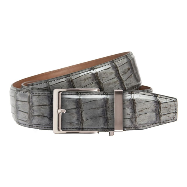 Nexbelt Crocodile Belt Grey Up to 50" Waist - Nexbelt