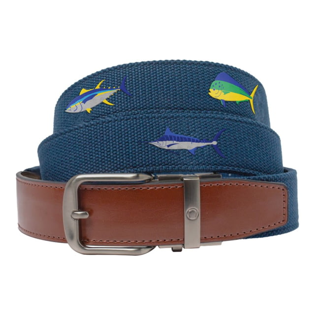 Nexbelt Embroidered Belt Deep Sea Fish Up to 50" Waist - Nexbelt