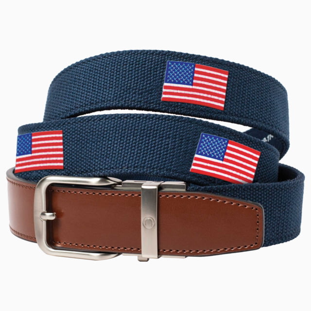 Nexbelt Embroidered USA Belt Navy Up to 50" Waist - Nexbelt